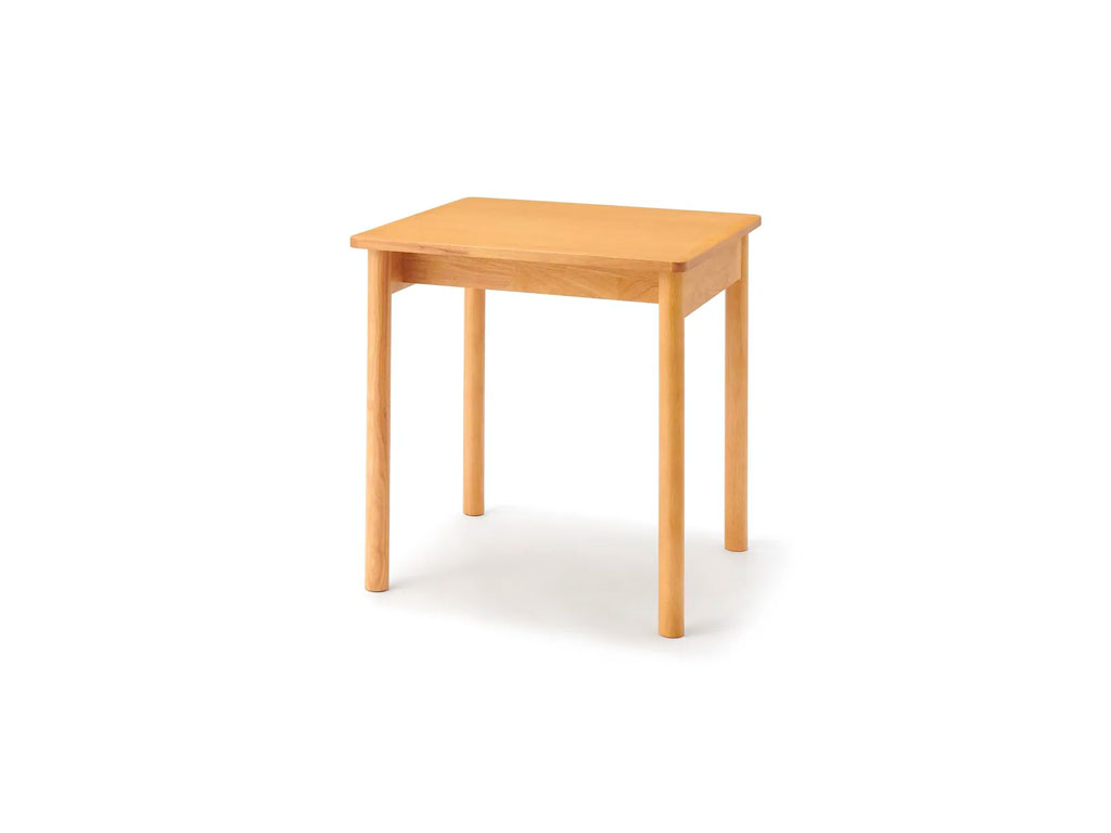 MUJI 橡膠木檯 70 × 70cm